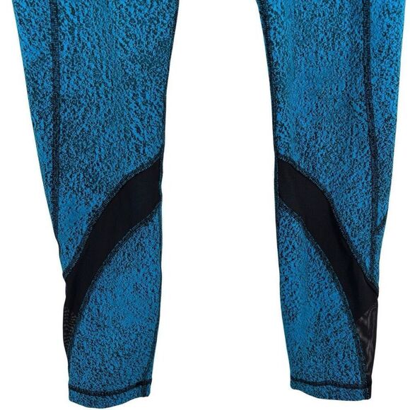 Lululemon Inspire Tight II Power Leggings Jacquard Shocking Blue/Black 6 - Picture 6 of 10